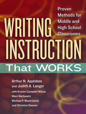 cover image of Writing Instruction That Works